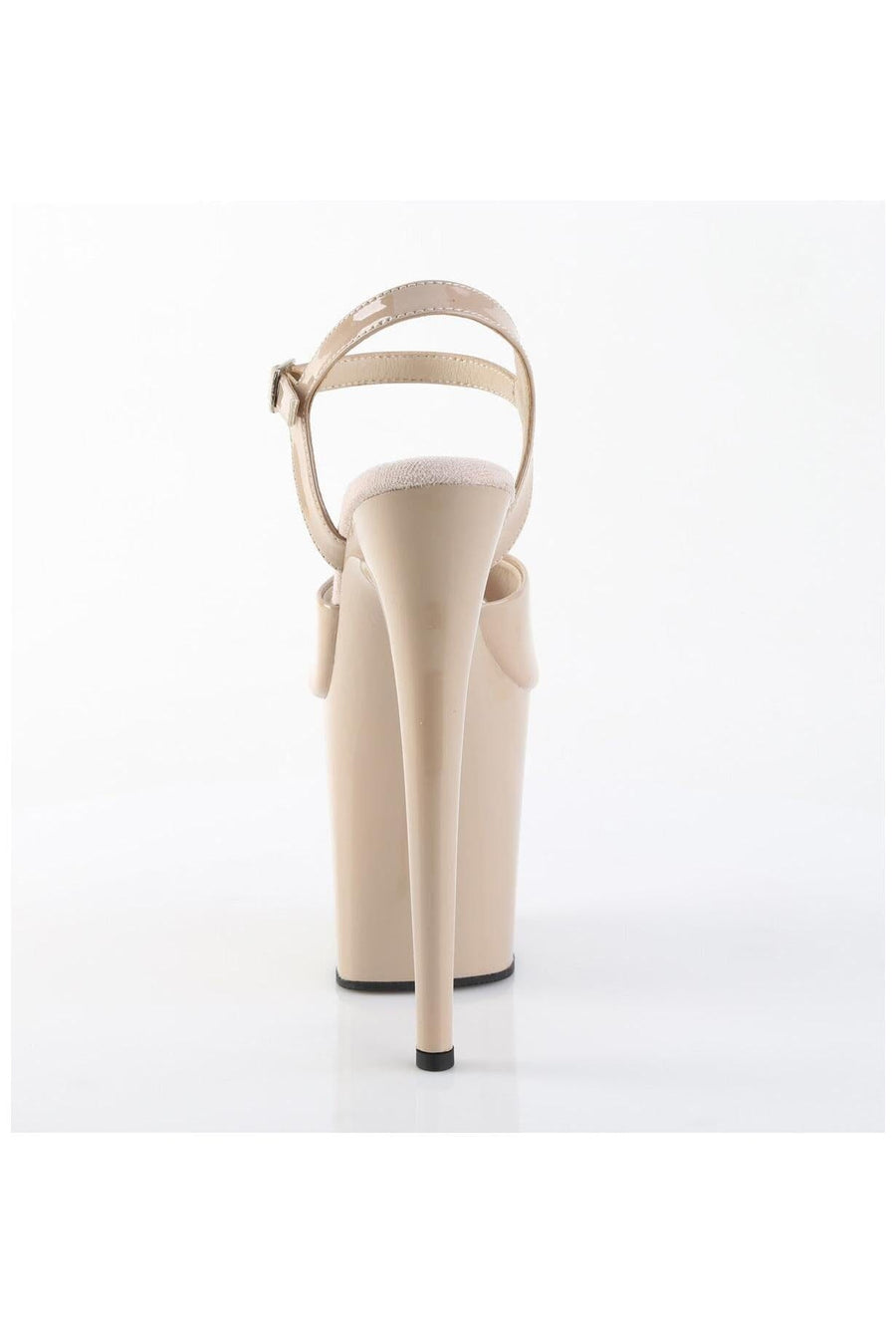 Pleaser  FLAMINGO-809 Sandal in Blush Patent