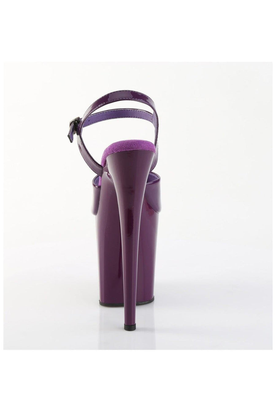 Pleaser  FLAMINGO-809 Sandal in Purple Patent