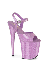 Pleaser  FLAMINGO-809GP Sandal in Purple Vinyl from SexyShoes.com