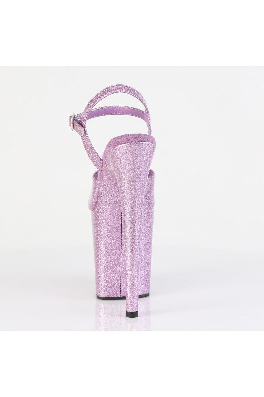 Pleaser  FLAMINGO-809GP Sandal in Purple Vinyl