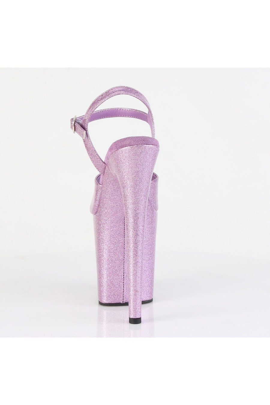 Pleaser  FLAMINGO-809GP Sandal in Purple Vinyl