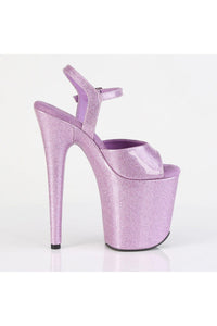 Pleaser  FLAMINGO-809GP Sandal in Purple Vinyl