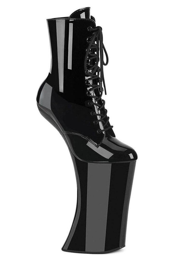 Pleaser Black Ankle Boots Platform Stripper Shoes | Buy at Sexyshoes.com
