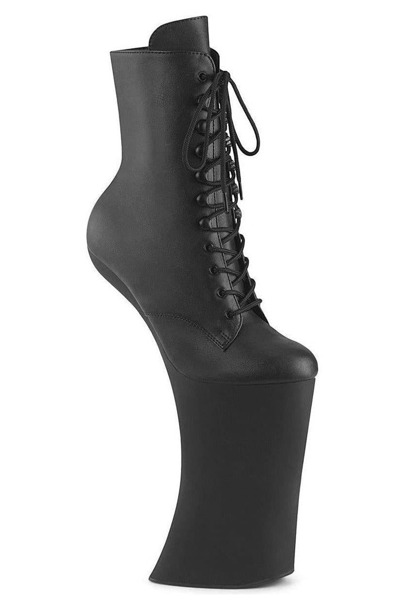 Pleaser Black Ankle Boots Platform Stripper Shoes | Buy at Sexyshoes.com