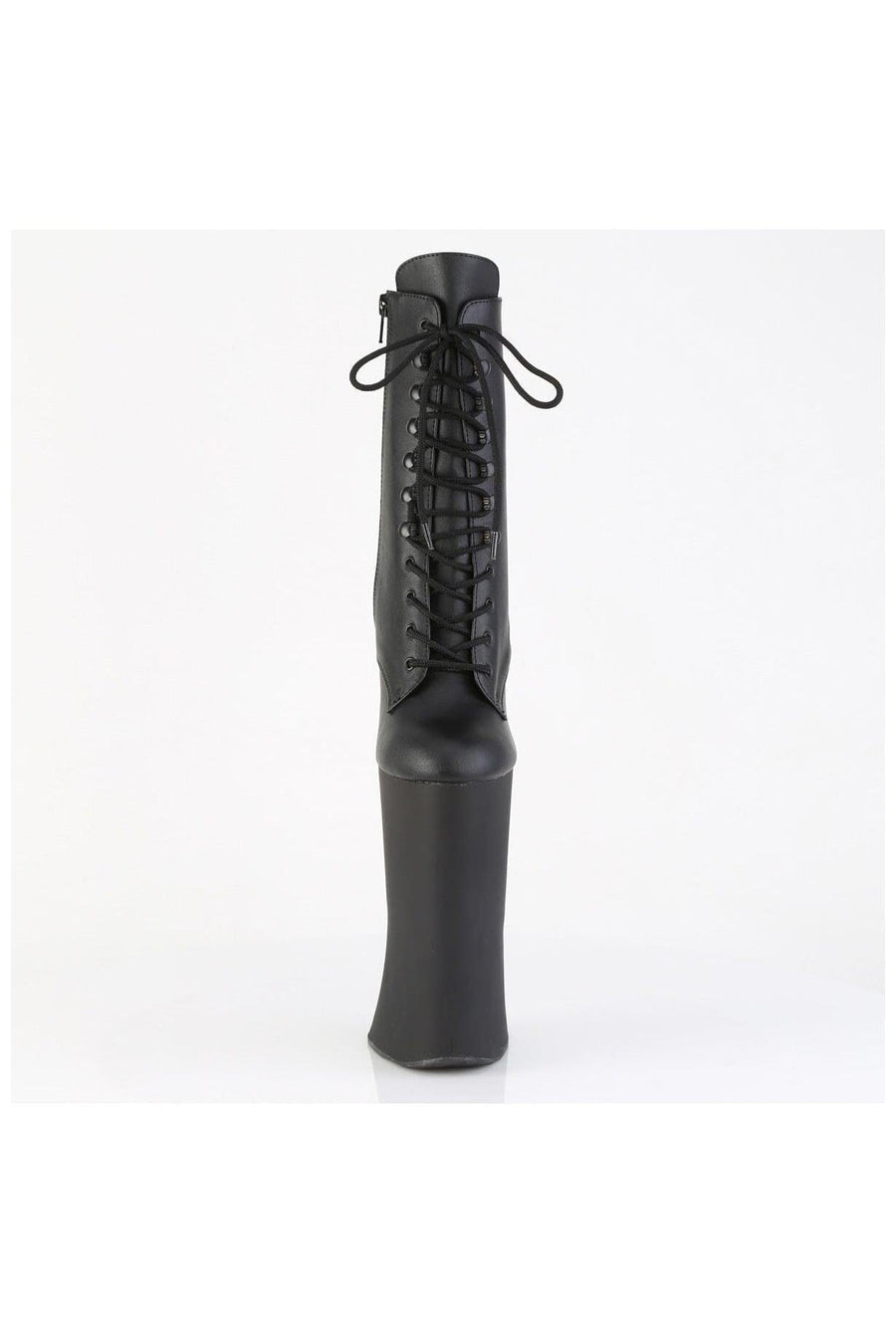 Pleaser  FORBIDDEN-1020 Ankle Boot in Black Patent
