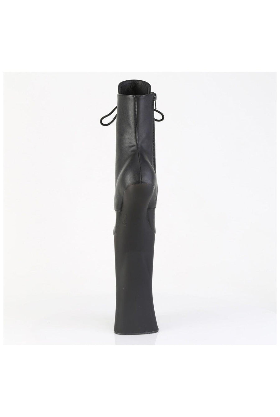 Pleaser  FORBIDDEN-1020 Ankle Boot in Black Patent