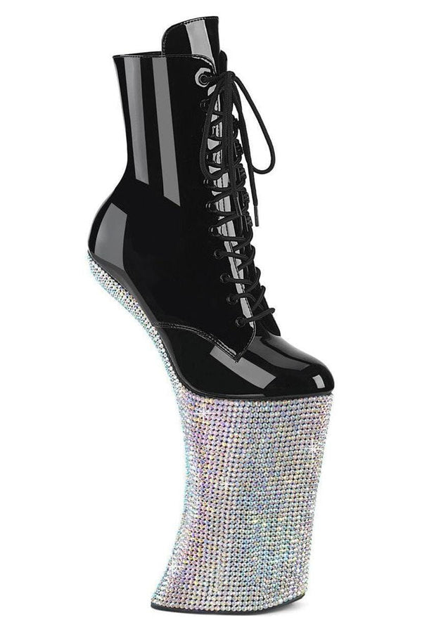 Pleaser FORBIDDEN-1020BEJ Ankle Boot