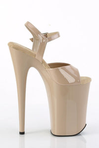Pleaser  INFINITY-909 Sandal in Blush Patent