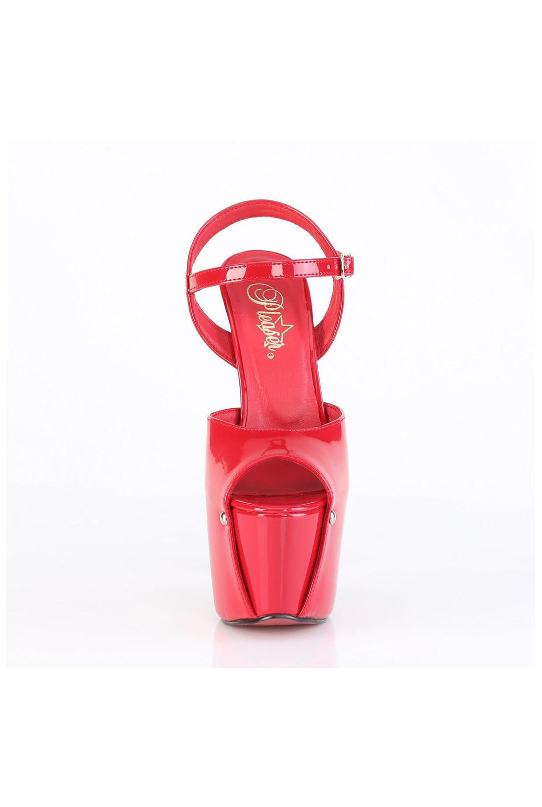 Pleaser  JUBILANT-09 Sandal in Red Patent