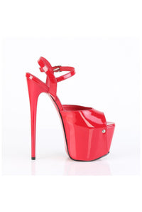 Pleaser  JUBILANT-09 Sandal in Red Patent