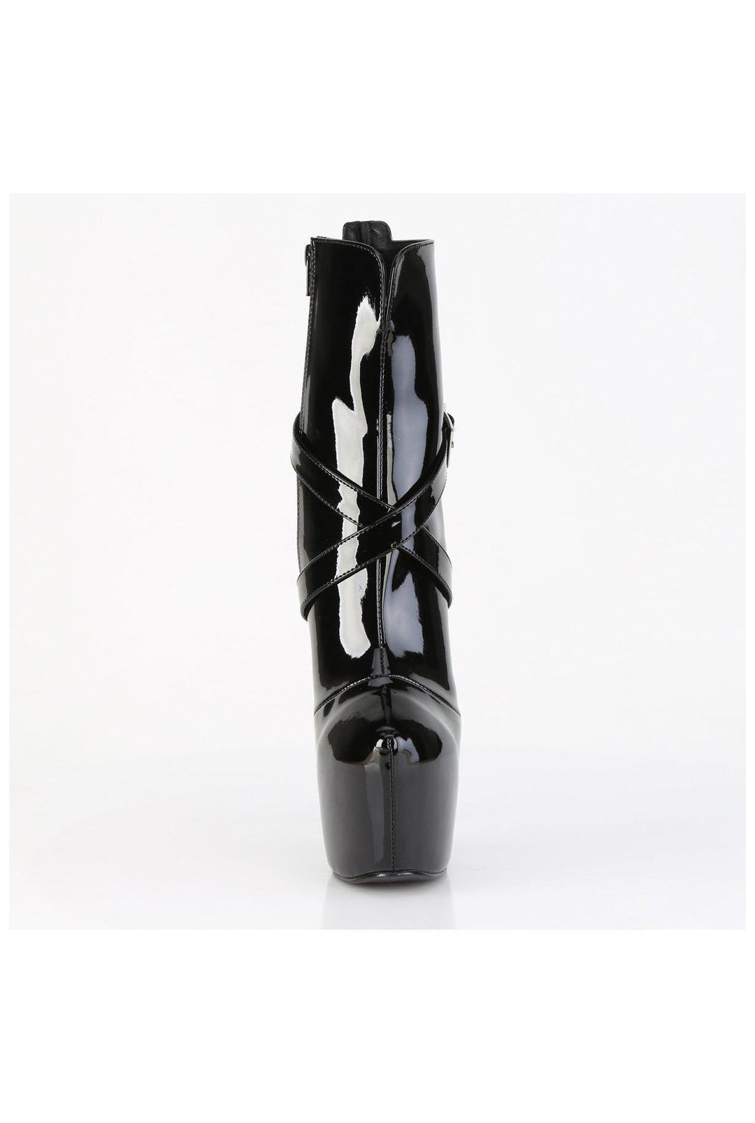 Pleaser  JUBILANT-1011 Ankle Boot in Black Patent