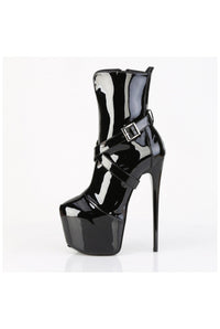 Pleaser  JUBILANT-1011 Ankle Boot in Black Patent