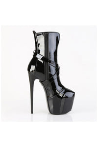 Pleaser  JUBILANT-1011 Ankle Boot in Black Patent