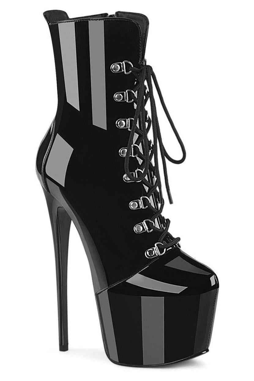 Pleaser  JUBILANT-1014 Ankle Boot in Black Patent from SexyShoes.com