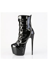Pleaser  JUBILANT-1015 Ankle Boot in Black Patent