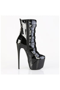 Pleaser  JUBILANT-1015 Ankle Boot in Black Patent