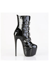 Pleaser  JUBILANT-1023 Ankle Boot in Black Patent
