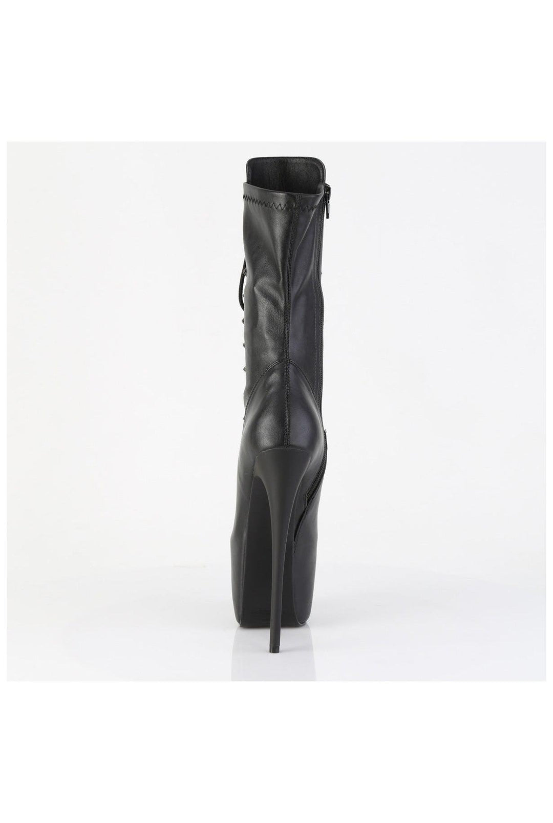 Pleaser  JUBILANT-1048 Knee Boot in Black Faux Leather