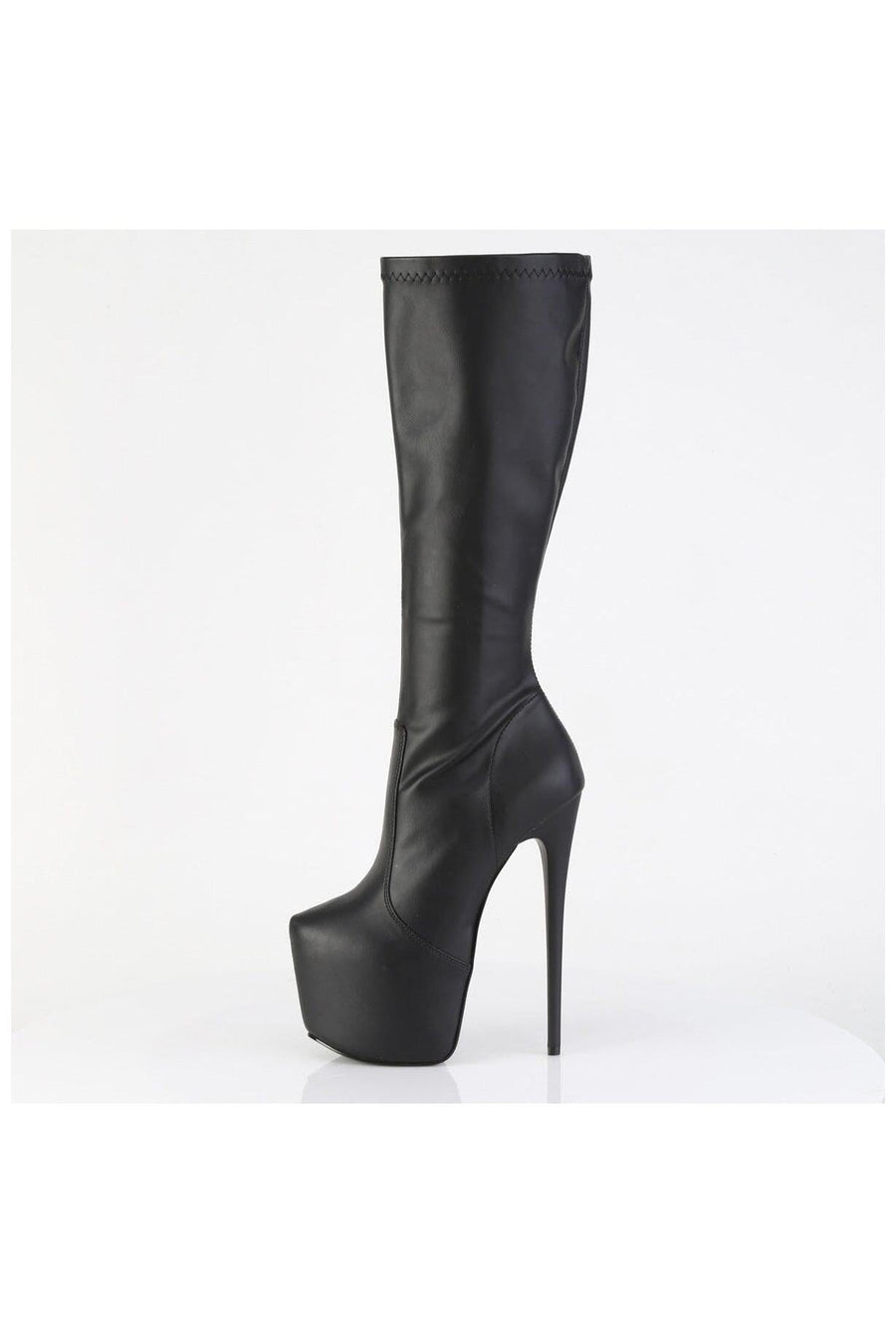 Pleaser  JUBILANT-2000 Knee Boot in Black Patent