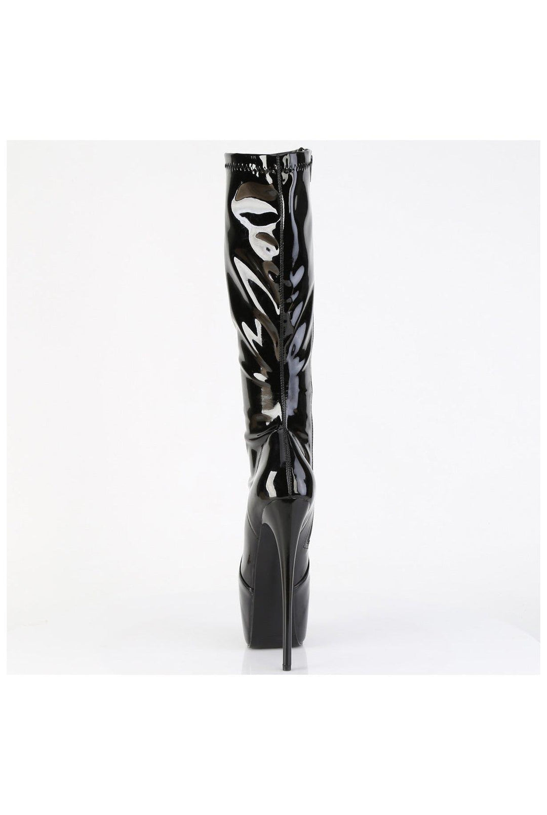 Pleaser  JUBILANT-2000 Knee Boot in Black Patent