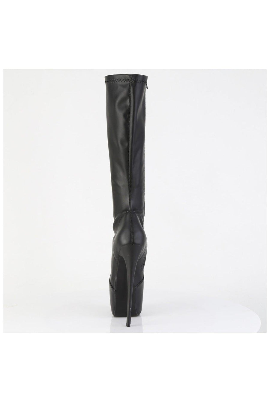 Pleaser  JUBILANT-2000 Knee Boot in Black Patent