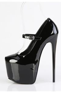 Pleaser  JUBILANT-28 Mary Jane in Black Patent