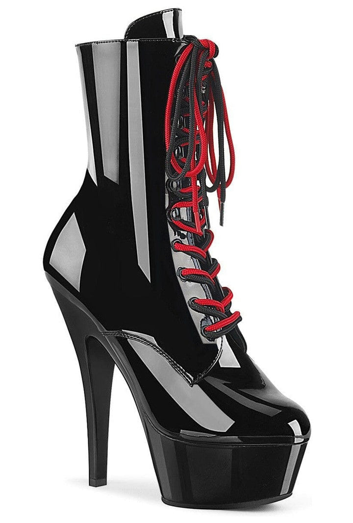 Pleaser Black Ankle Boots Platform Stripper Shoes | Buy at Sexyshoes.com