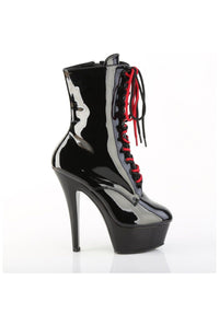 Pleaser  KISS-1020-1 Ankle Boot in Black Patent