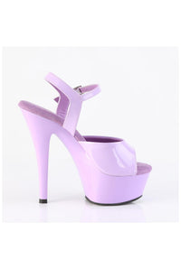 Pleaser  KISS-209 Sandal in Purple Patent