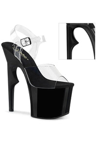 Pleaser  LOVETHORN-708 Sandal in Clear Vinyl from SexyShoes.com