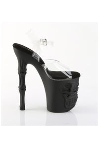 Pleaser  RAPTURE-808 Sandal in Clear Vinyl