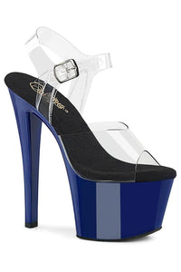 Pleaser  SKY-308 Sandal in Clear Vinyl from SexyShoes.com