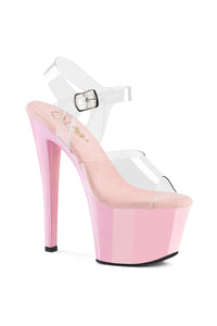 Pleaser  SKY-308 Sandal in Pink Vinyl from SexyShoes.com