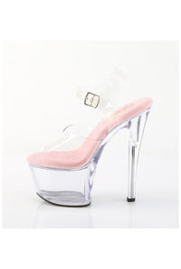 Pleaser  SKY-308 Sandal in Clear Vinyl