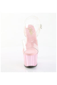 Pleaser  SKY-308CHRS Sandal in Clear Vinyl