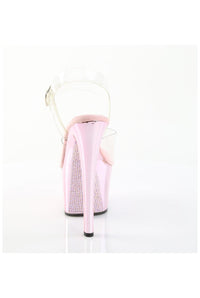 Pleaser  SKY-308CHRS Sandal in Clear Vinyl