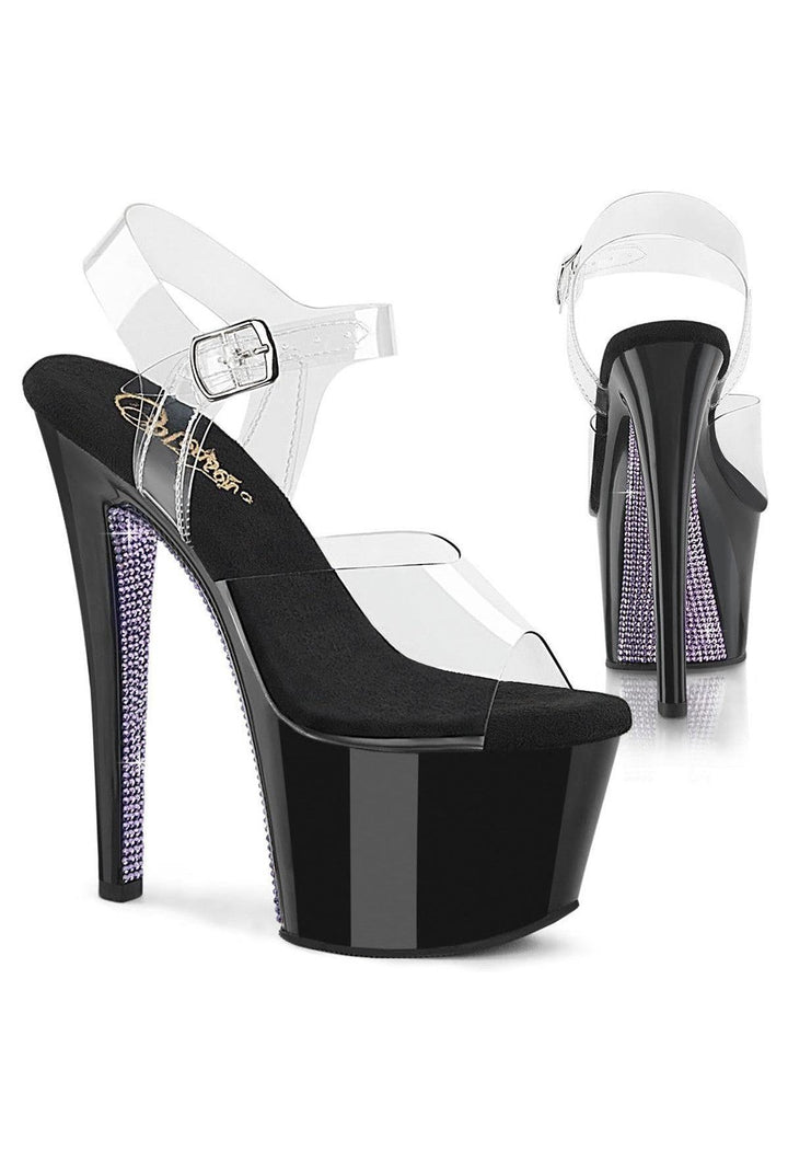Pleaser Clear Sandals Platform Stripper Shoes | Buy at Sexyshoes.com