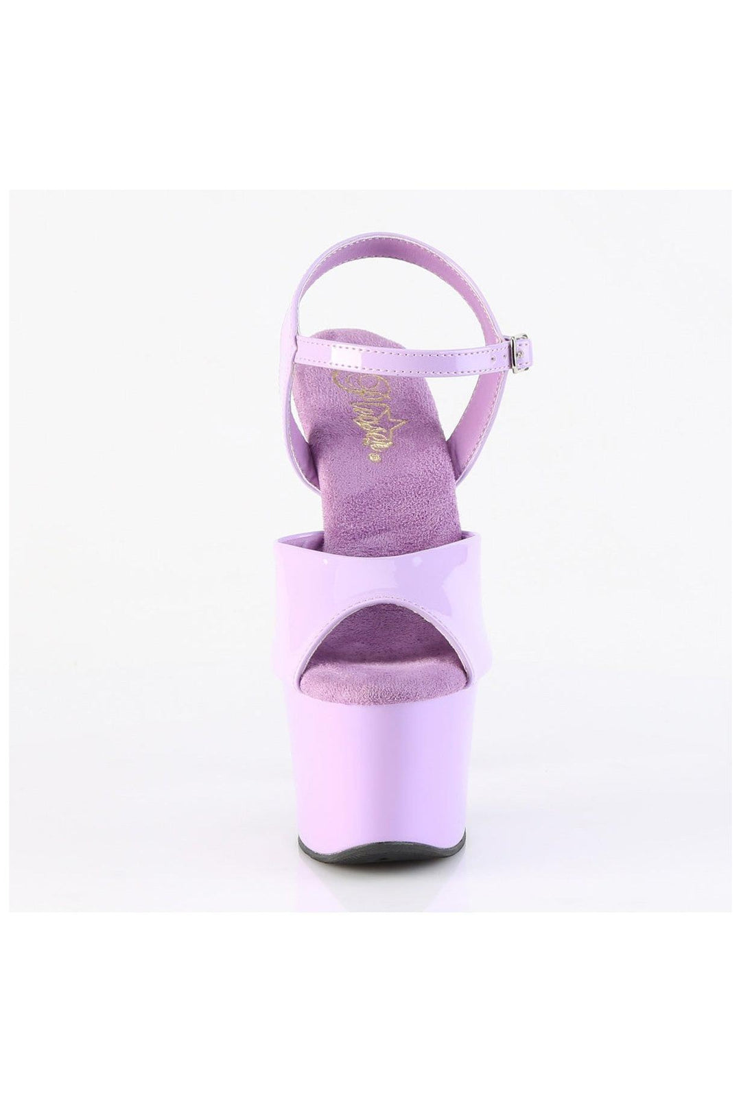 Pleaser  SKY-309 Sandal in Purple Patent