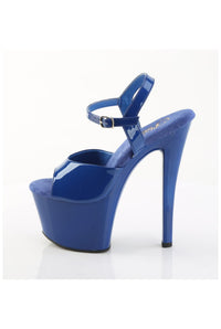 Pleaser  SKY-309 Sandal in Blue Patent