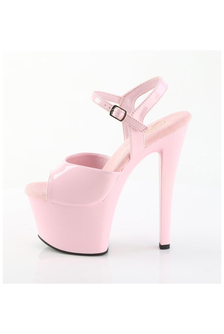 Pleaser  SKY-309 Sandal in Pink Patent
