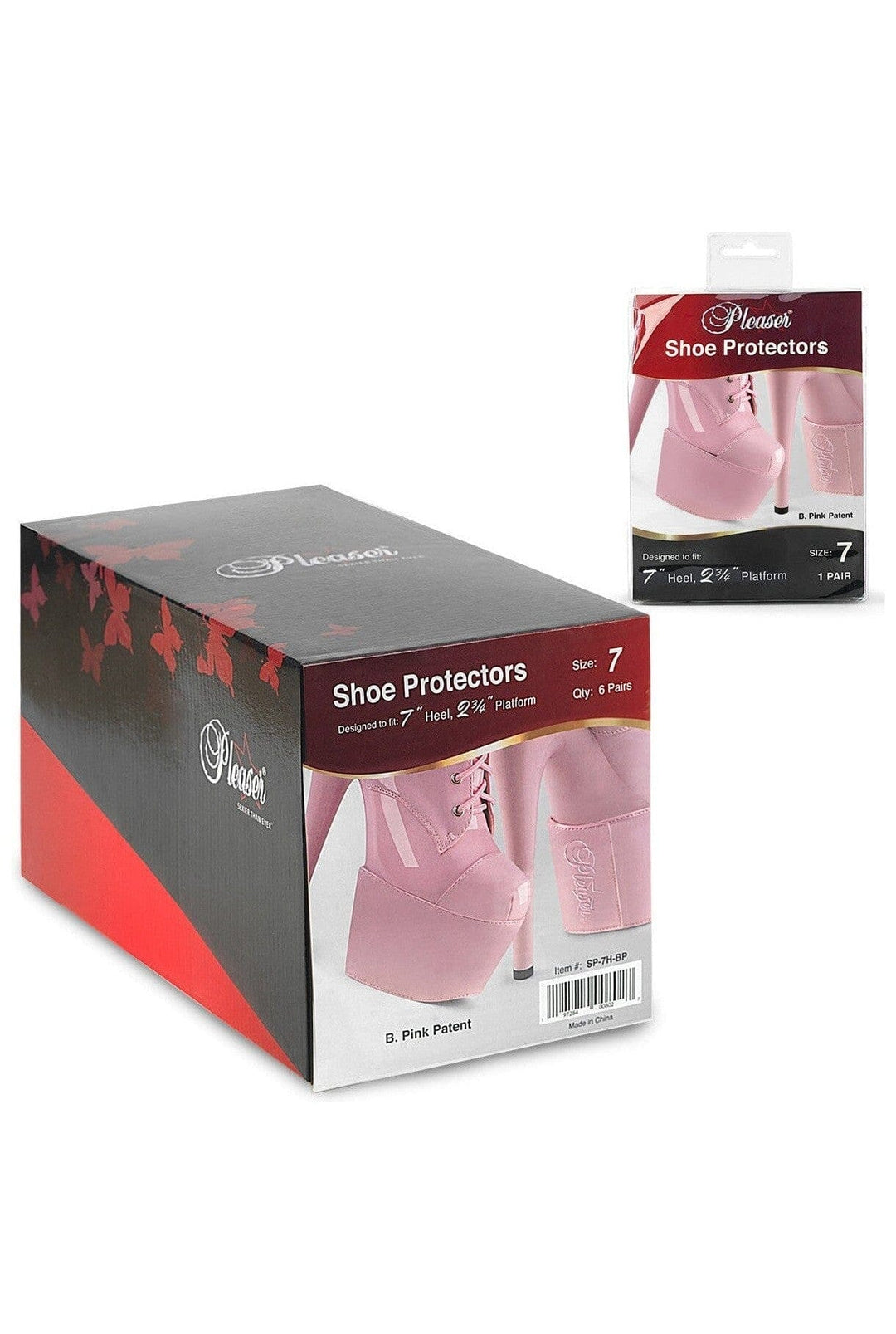 Pleaser Pleaser SP 7H BP Platform Protector in Pink Patent from SexyShoes.com