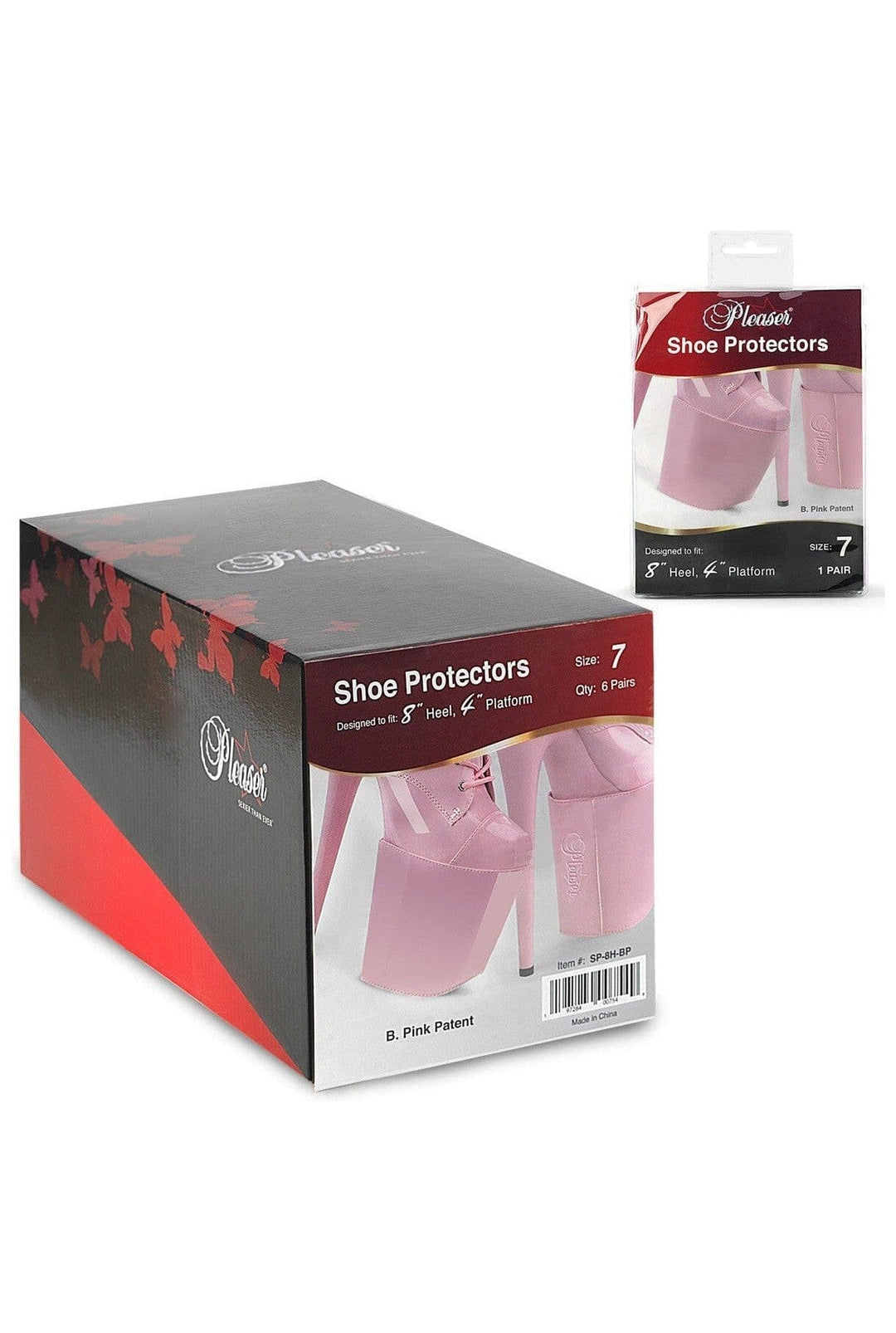 Pleaser Pleaser SP 8H BP Platform Protector in Pink Patent from SexyShoes.com