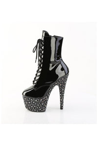 Pleaser  STARDANCE-1020 Ankle Boot in Black Patent