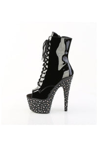 Pleaser  STARDANCE-1021 Ankle Boot in Black Patent