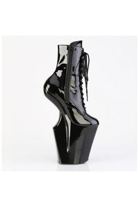 Pleaser  WORSHIP-1020 Ankle Boot in Black Patent