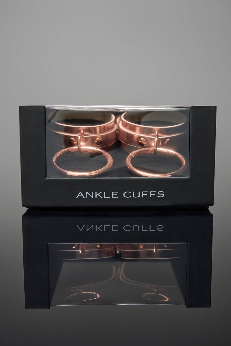 Pleather and Metal Ankle Cuffs-Cuffs + Chokers-SEXYSHOES.COM