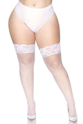 Plus Size Lace Top Thigh High Stay Ups