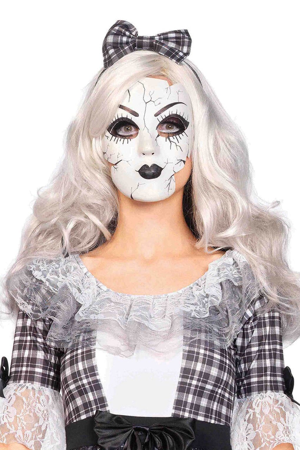 Leg Avenue Porcelain Doll Mask (6 Pieces Per Box ) in White  from SexyShoes.com