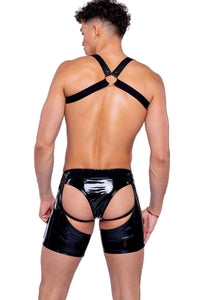 Roma Confidential Vinyl Chaps in Black 