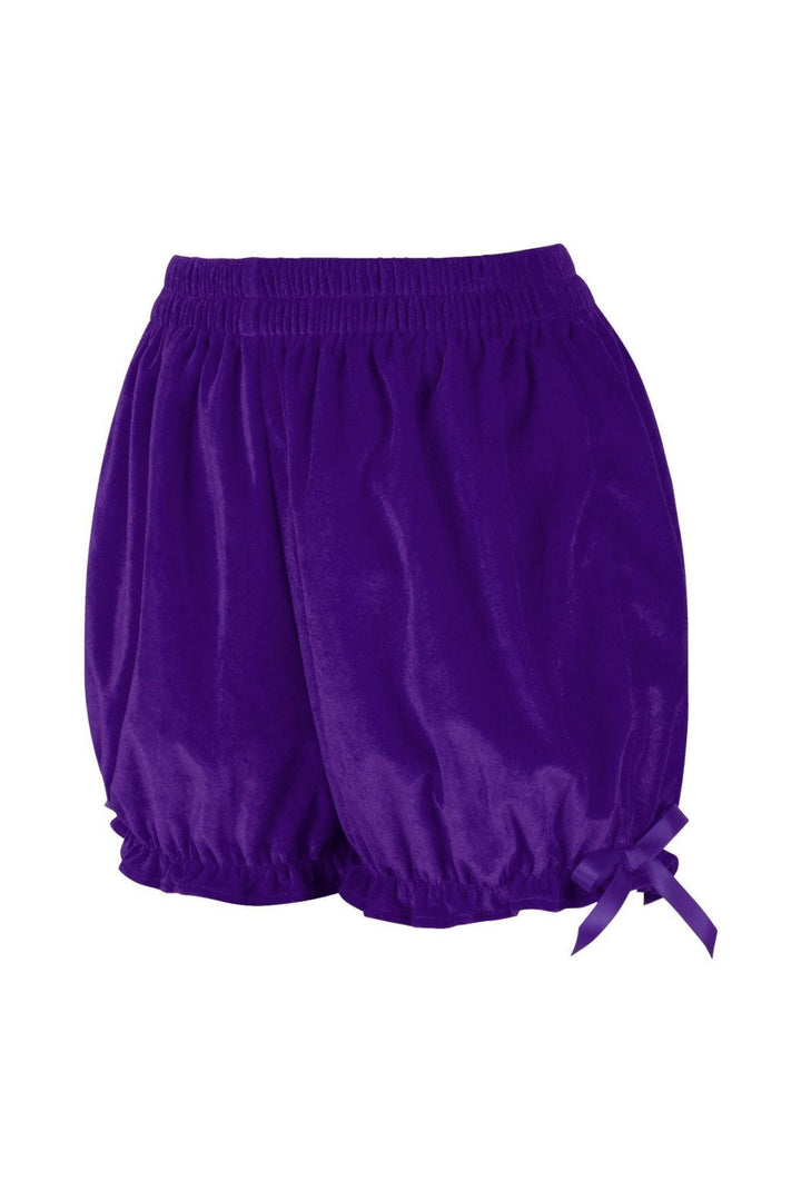 Purple Velvet Bloomers